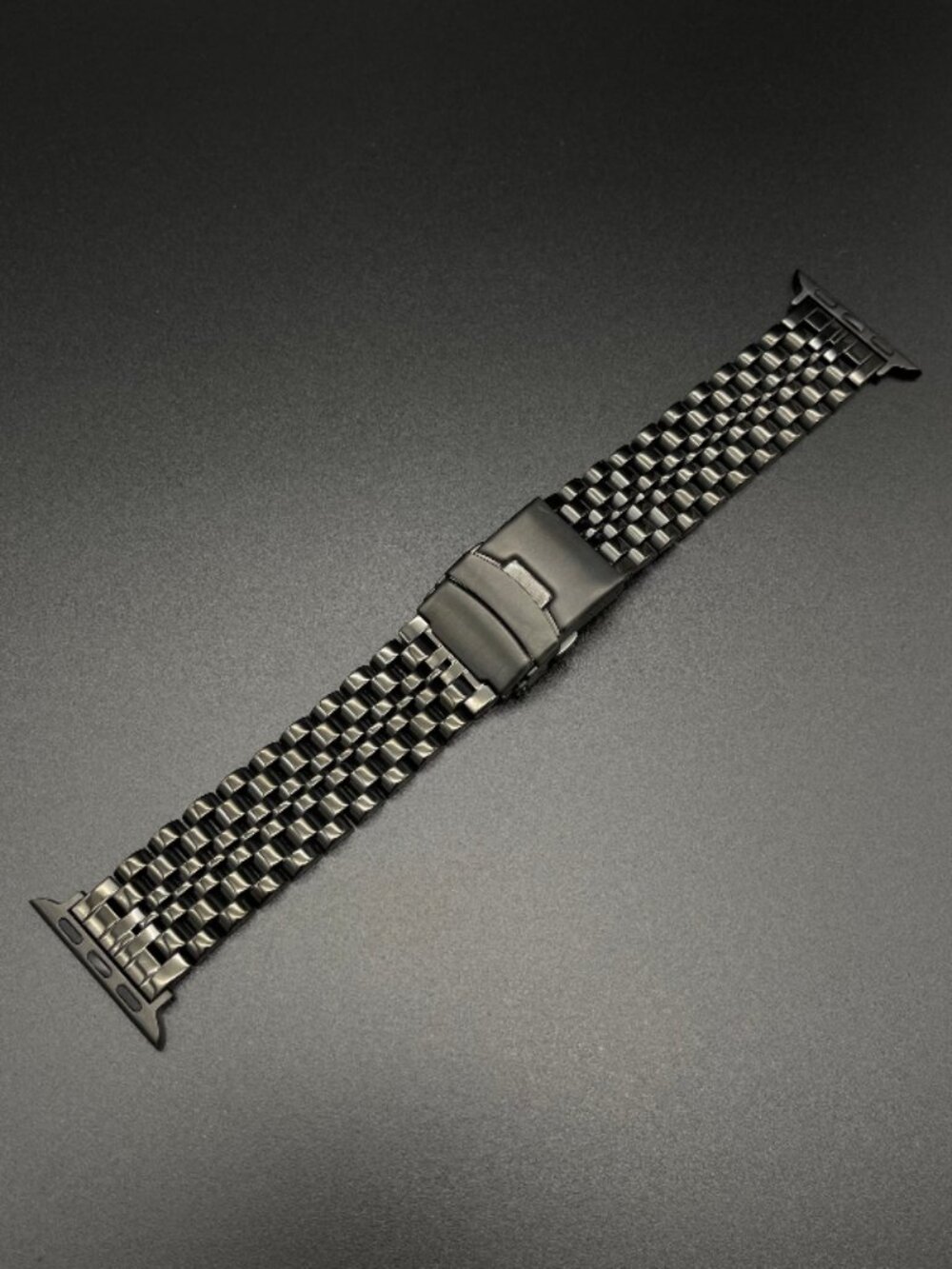 Apple Style Replacement Jubilee Steel Bracelet (Black)